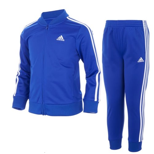 Adidas 3-Stripe Tricoat Track Set Jacket & Pants Royal