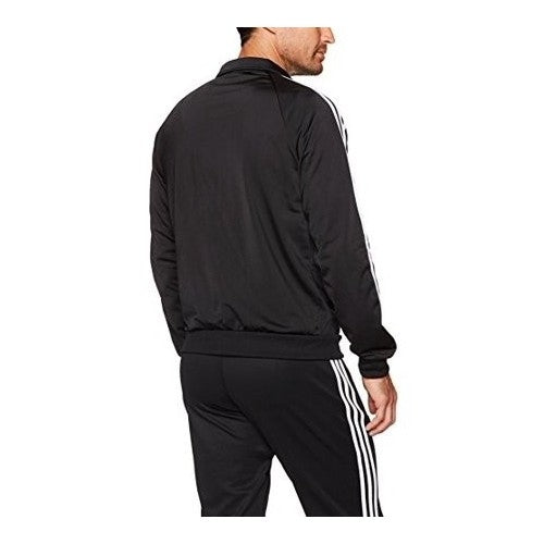 Adidas 3-Stripe Tricoat Track Set Jacket & Pants Black