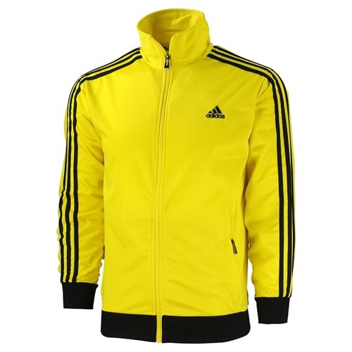 Adidas 3-Stripe Tricoat Track Set Jacket & Pants Yellow