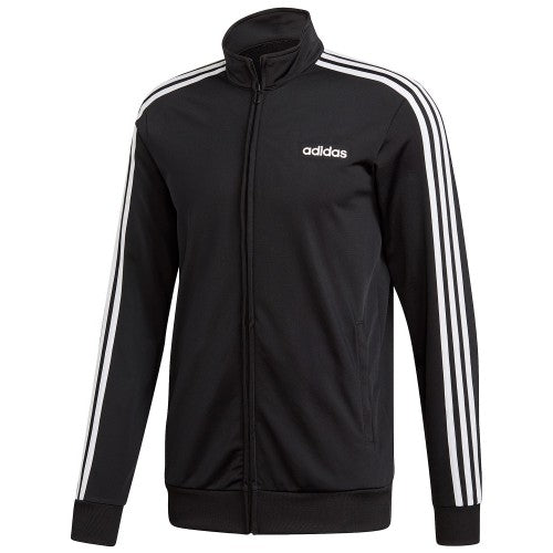 Adidas 3-Stripe Tricoat Track Set Jacket & Pants Black