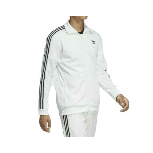 Adidas Two Tone 3-Stripe Tricoat Track Set Jacket & Pants White