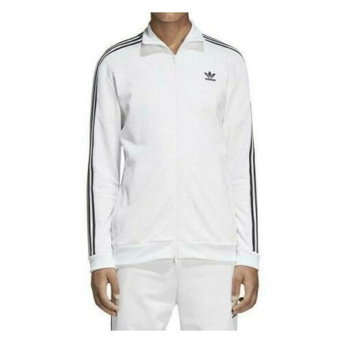 Adidas Two Tone 3-Stripe Tricoat Track Set Jacket & Pants White