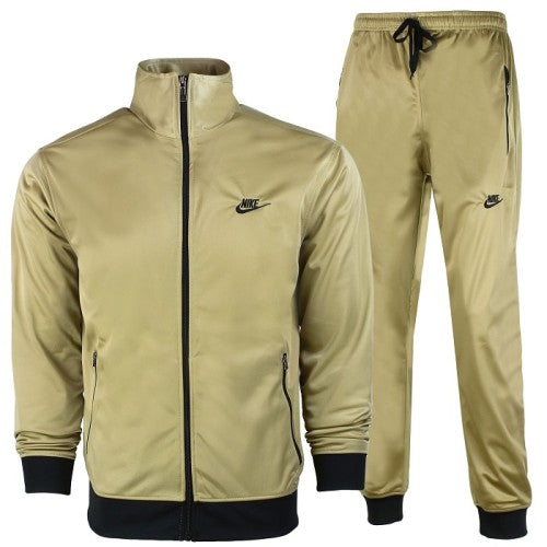 Nike Men's Knit 2 Piece Tracksuit TAUPE