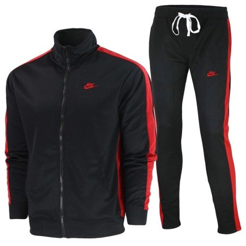 Nike Men's Knit Tracksuit Black/Red