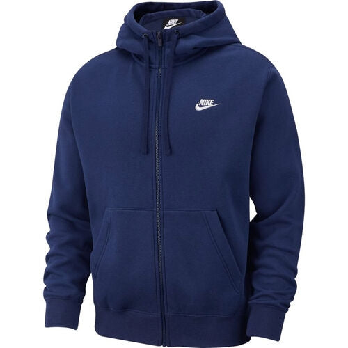 Nike Sportswear Club Fleece Men's Full Zip Hoodie & Pants Set NavyBlue