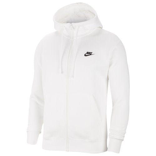 Nike Sportswear Club Fleece Men's Full Zip Hoodie & Pants Set White