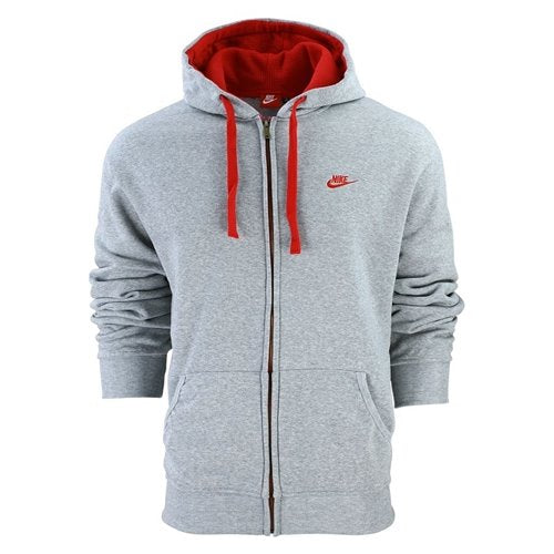 Nike Sportswear Club Fleece Zip Hoodie & Pants Set Gray