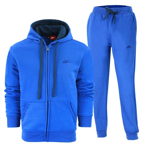 Nike Sportswear Club Fleece Zip Hoodie & Pants Set Royal