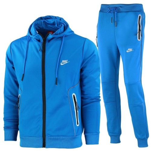 Nike Sportswear Scuba Tech Fleece Jacket & Pants Set 2 Pc Set Royal